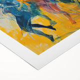 Contemporary Figurative Canvas Art – Expressive Dance Movement