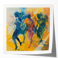 Contemporary Figurative Canvas Art – Expressive Dance Movement