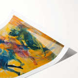 Contemporary Figurative Canvas Art – Expressive Dance Movement