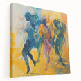 Contemporary Figurative Canvas Art – Expressive Dance Movement