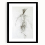 Minimalist Figurative Wall Decor – Abstract Human Form Sketch