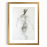 Minimalist Figurative Wall Decor – Abstract Human Form Sketch