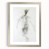Minimalist Figurative Wall Decor – Abstract Human Form Sketch