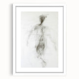 Minimalist Figurative Wall Decor – Abstract Human Form Sketch