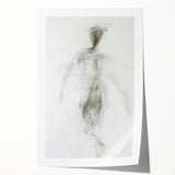 Minimalist Figurative Wall Decor – Abstract Human Form Sketch