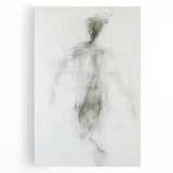 Minimalist Figurative Wall Decor – Abstract Human Form Sketch