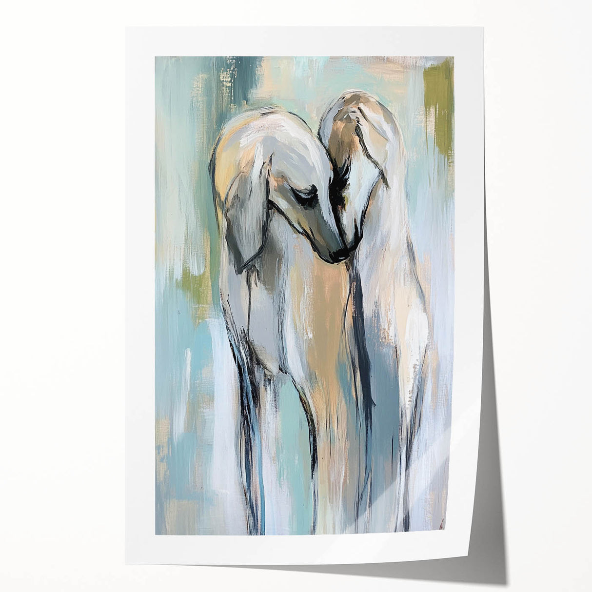 Figurative Abstract Art Prints – Elegant Animal-Inspired Wall Decor