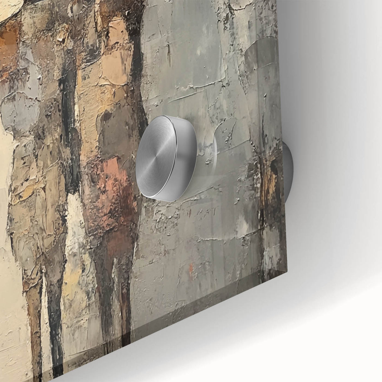 Modern Abstract Figure Paintings – Textured Human Form Wall Art