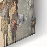 Modern Abstract Figure Paintings – Textured Human Form Wall Art