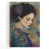 Elegant Figurative Wall Decor – Contemporary Abstract Portrait Art