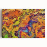 Colorful Abstract Wall Hangings – Fiery Organic Texture Flow