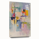 Soft Abstract Expressionist Wall Art – Pastel Dream Canvas Print