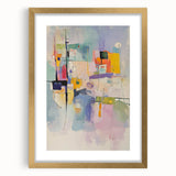 Soft Abstract Expressionist Wall Art – Pastel Dream Canvas Print
