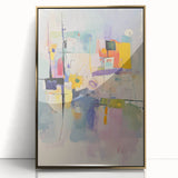 Soft Abstract Expressionist Wall Art – Pastel Dream Canvas Print