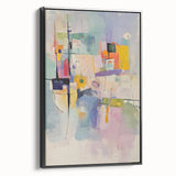 Soft Abstract Expressionist Wall Art – Pastel Dream Canvas Print
