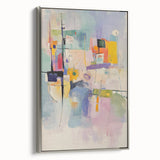 Soft Abstract Expressionist Wall Art – Pastel Dream Canvas Print
