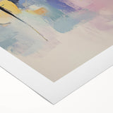 Soft Abstract Expressionist Wall Art – Pastel Dream Canvas Print