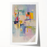Soft Abstract Expressionist Wall Art – Pastel Dream Canvas Print
