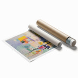 Soft Abstract Expressionist Wall Art – Pastel Dream Canvas Print