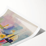 Soft Abstract Expressionist Wall Art – Pastel Dream Canvas Print
