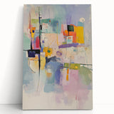 Soft Abstract Expressionist Wall Art – Pastel Dream Canvas Print