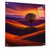 Sunset Over Rolling Hills - Fine Art Photography Canvas Prints