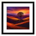 Sunset Over Rolling Hills - Fine Art Photography Canvas Prints
