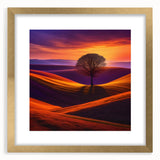 Sunset Over Rolling Hills - Fine Art Photography Canvas Prints