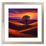 Sunset Over Rolling Hills - Fine Art Photography Canvas Prints