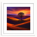 Sunset Over Rolling Hills - Fine Art Photography Canvas Prints