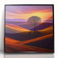 Sunset Over Rolling Hills - Fine Art Photography Canvas Prints