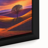 Sunset Over Rolling Hills - Fine Art Photography Canvas Prints