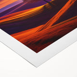 Sunset Over Rolling Hills - Fine Art Photography Canvas Prints