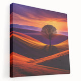 Sunset Over Rolling Hills - Fine Art Photography Canvas Prints