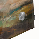 Abstract Minimalist Landscape Paintings – Earthy Textured Nature Art