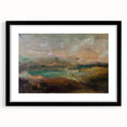 Abstract Minimalist Landscape Paintings – Earthy Textured Nature Art