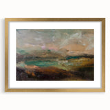 Abstract Minimalist Landscape Paintings – Earthy Textured Nature Art