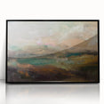 Abstract Minimalist Landscape Paintings – Earthy Textured Nature Art