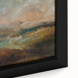 Abstract Minimalist Landscape Paintings – Earthy Textured Nature Art