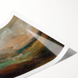 Abstract Minimalist Landscape Paintings – Earthy Textured Nature Art