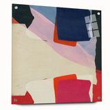 Bold Geometric Moody Modern Wall Art – Abstract Color Block Canvas