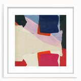 Bold Geometric Moody Modern Wall Art – Abstract Color Block Canvas