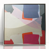 Bold Geometric Moody Modern Wall Art – Abstract Color Block Canvas