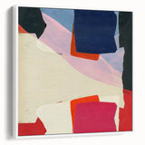 Bold Geometric Moody Modern Wall Art – Abstract Color Block Canvas