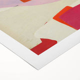 Bold Geometric Moody Modern Wall Art – Abstract Color Block Canvas