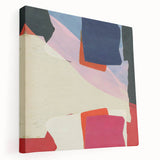 Bold Geometric Moody Modern Wall Art – Abstract Color Block Canvas