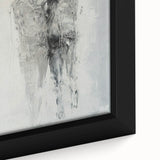 Abstract Figurative Wall Art – Emotional Monochrome Human Form