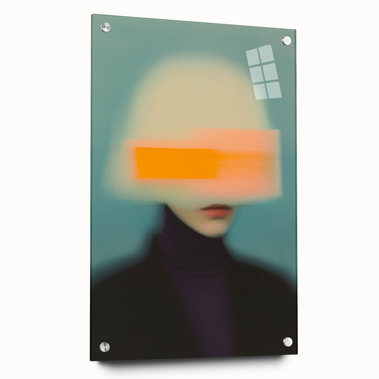 Minimalist Figurative Wall Decor – Modern Abstract Blurred Portrait