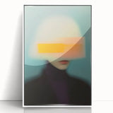 Minimalist Figurative Wall Decor – Modern Abstract Blurred Portrait