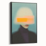 Minimalist Figurative Wall Decor – Modern Abstract Blurred Portrait